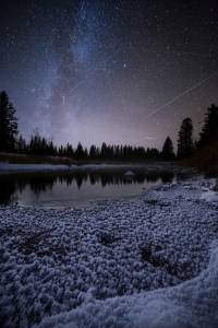 Meteor Shower Nights Photography saskatchewan