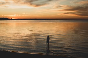 Sunset photography at good spirit lake