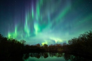 Aurora spikes in Saskatchewan Canada