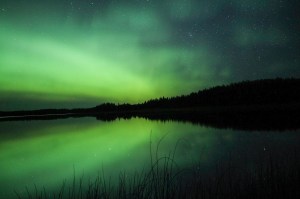 Porcupine hills Saskatchewan Aurora Borealis